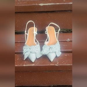 Zara | Striped Slingback Sandal